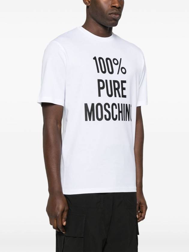 Long Sleeve T-Shirt J0715 0241 1001 WHITE - MOSCHINO - BALAAN 4