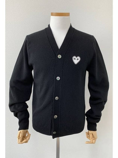 Men s Wool Cardigan White Waffen - COMME DES GARCONS - BALAAN 1