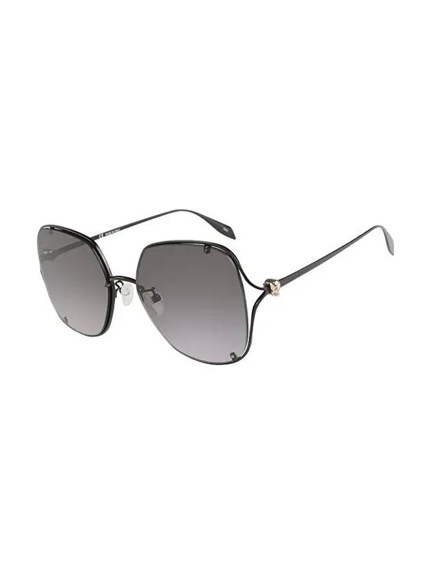 Eyewear Square Metal Sunglasses Black - ALEXANDER MCQUEEN - BALAAN 4