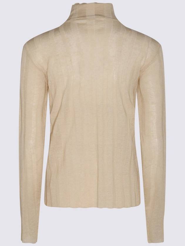 The Row Antique Cream Linen And Silk Blend Sweater - THE ROW - BALAAN 2