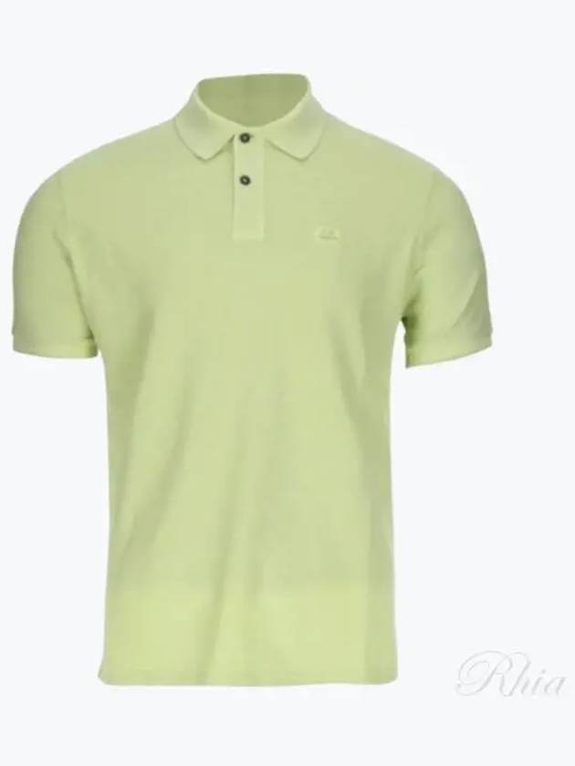 24/1 Piquet Resist Dyed Polo Shirt Green - CP COMPANY - BALAAN 2