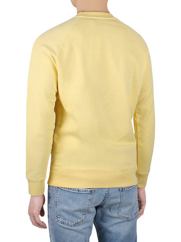 Fox Head Patch Classic Sweatshirt Soft Yellow - MAISON KITSUNE - BALAAN 5