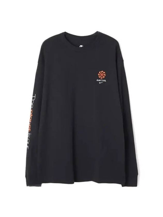 Sportswear M90 Long Sleeve T-Shirt Black - NIKE - BALAAN 1