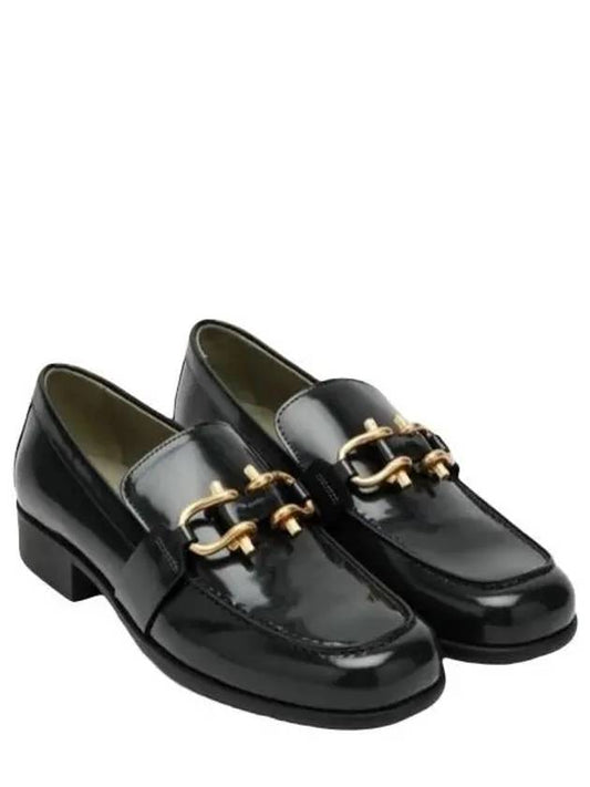 Leather Loafers Dark Green - BOTTEGA VENETA - BALAAN 2