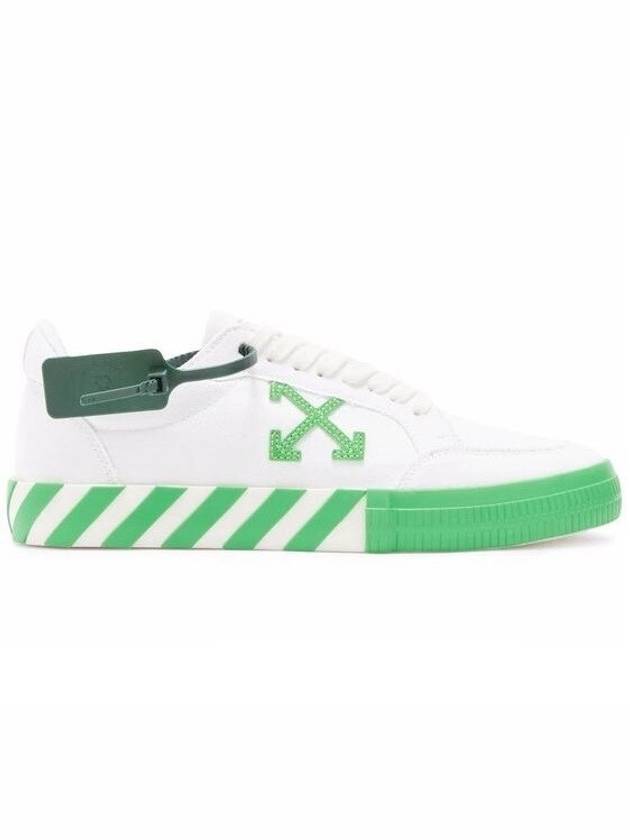 vulcanized low-top sneakers white green - OFF WHITE - BALAAN 2