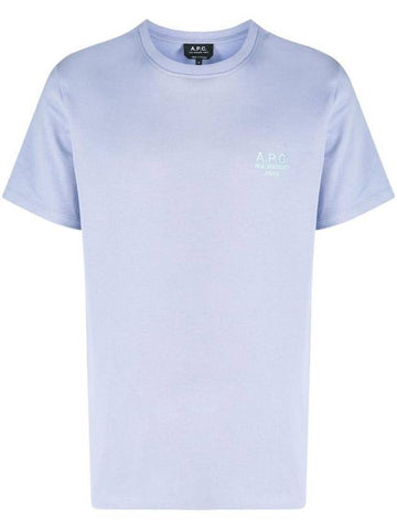 Raymond Logo Short Sleeve T-Shirt Lilac - A.P.C. - BALAAN 1