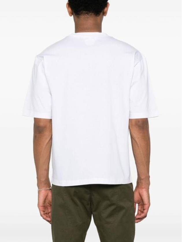 Logo Print Short Sleeve T Shirt White - DSQUARED2 - BALAAN 6