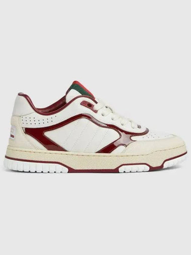 Women's Reweb Low Top Sneakers White - GUCCI - BALAAN 1