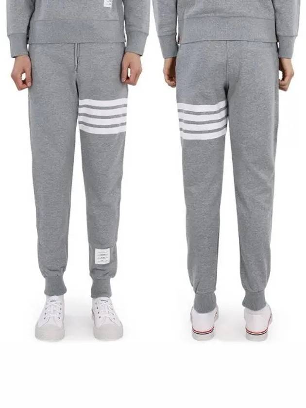 Men's Classic Loopback Engineered 4-Bar Sweatpants Light Grey - THOM BROWNE - BALAAN 2