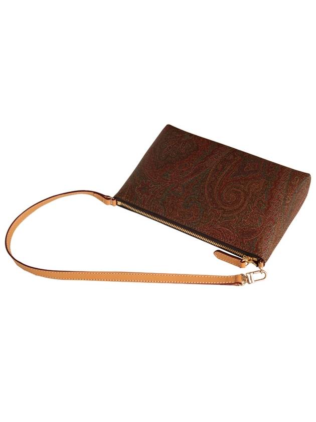 Paisley Medium Shopper Shoulder Bag Brown - ETRO - BALAAN 7