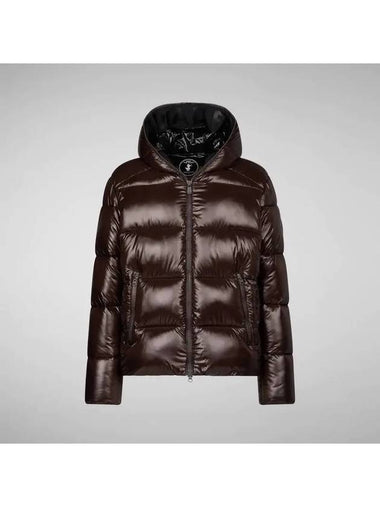 MEN EDGARD padded jacket dark brown - SAVE THE DUCK - BALAAN 1