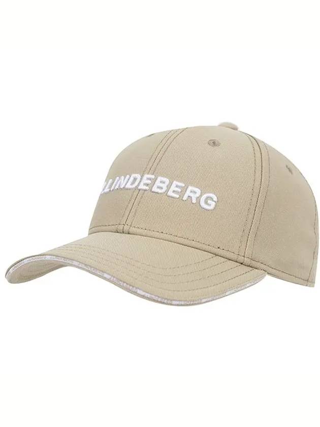 Hennric Embroidered Logo Ball Cap Safari Beige - J.LINDEBERG - BALAAN 3