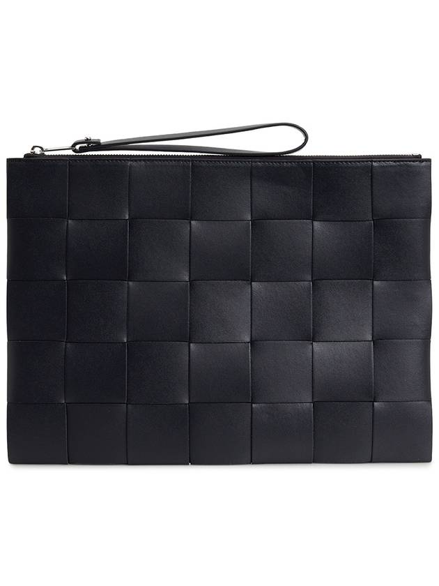 Intrecciato Strap Clutch Dark Navy - BOTTEGA VENETA - BALAAN 2