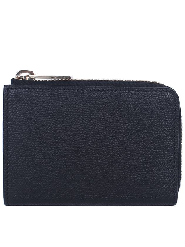 Women's Leather Card Wallet Black SGZA0010028LOCKH99 NN - VALEXTRA - BALAAN 2