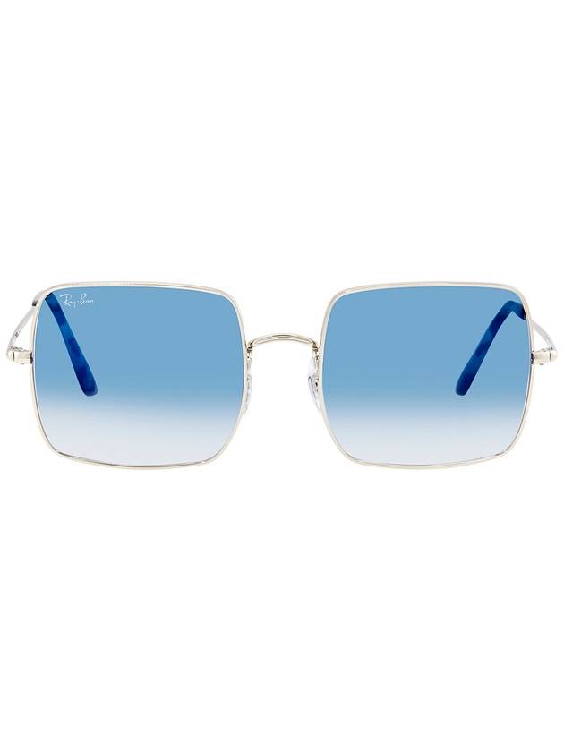 Ray Ban Square 1971 Classic Light Blue Gradient Unisex Sunglasses RB1971 91493F 54 - RAY-BAN - BALAAN 1