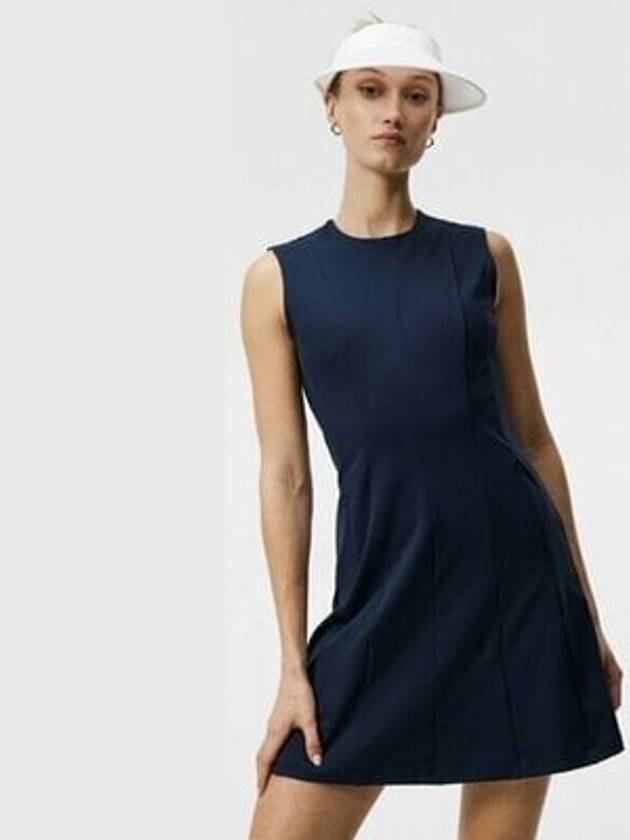 Women's Jasmine Short Dress Navy - J.LINDEBERG - BALAAN 5