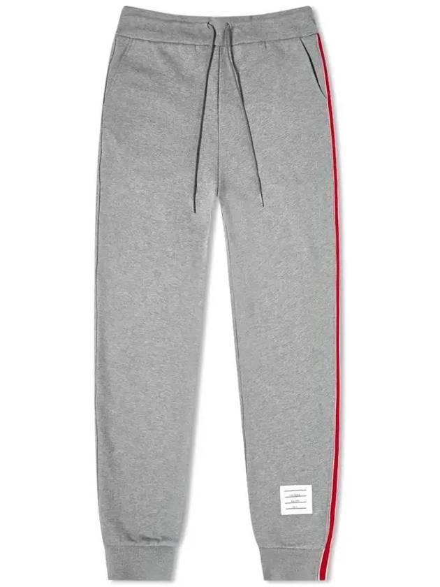 Stripe Track Pants Light Grey - THOM BROWNE - BALAAN.