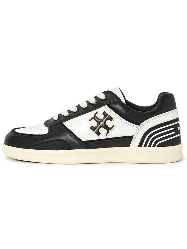 Clover Court Low Top Sneakers Purity Perfect Black - TORY BURCH - BALAAN 4