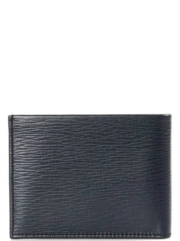 Gancini Half Wallet Navy - SALVATORE FERRAGAMO - BALAAN 4