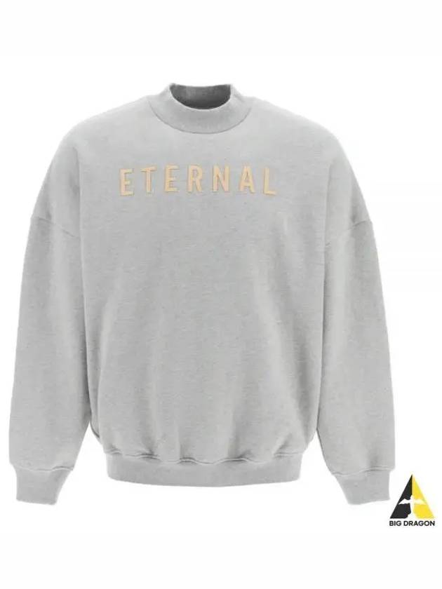 Men's Eternal ETERNAL Crew Neck Back Logo Sweatshirt Gray - FEAR OF GOD - BALAAN 2