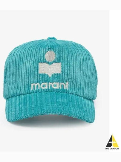 Tyron Corduroy Ball Cap Sky Blue - ISABEL MARANT - BALAAN 2