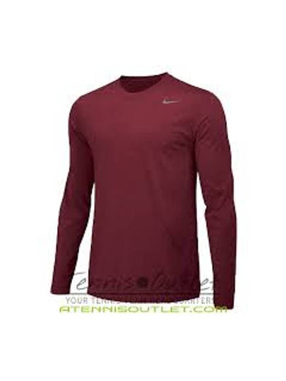 Men's Team Legend Dri Fit Long Sleeve T-Shirt Red - NIKE - BALAAN 2