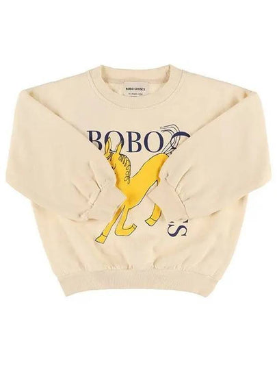 Kids Wonder Horse Sweatshirt Cream - BOBO CHOSES - BALAAN 2