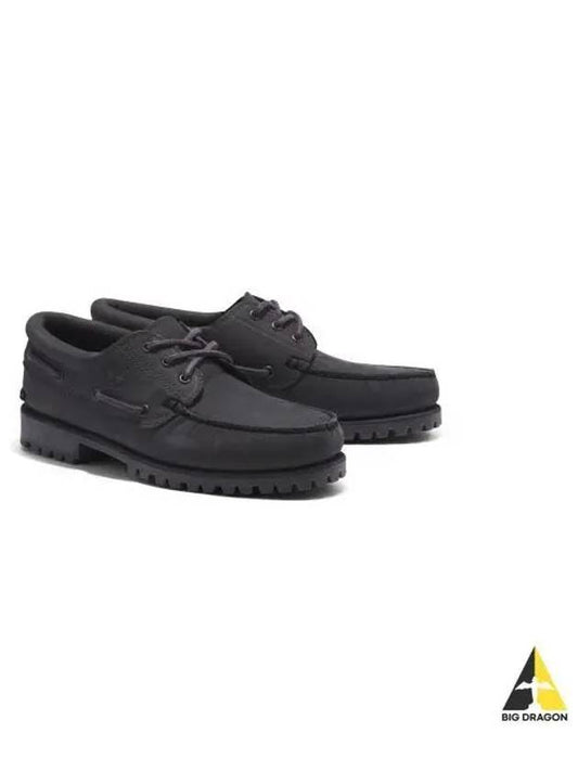 Men s Authentic 3 Eye Boat Shoes Dark Gray TB0A5P4CW081 - TIMBERLAND - BALAAN 1