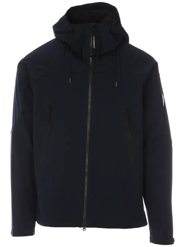 Lens Wappen Pro Tek Hooded Jacket Navy - CP COMPANY - BALAAN 1