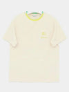 Kids Embroidery Logo Pocket Short Sleeve T-Shirt Cream - BURBERRY - BALAAN 2