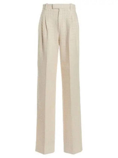 Tweed Straight Pants White - GUCCI - BALAAN 2