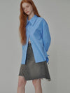 Destroyed Dark Denim Skirt Gray - OPENING SUNSHINE - BALAAN 5