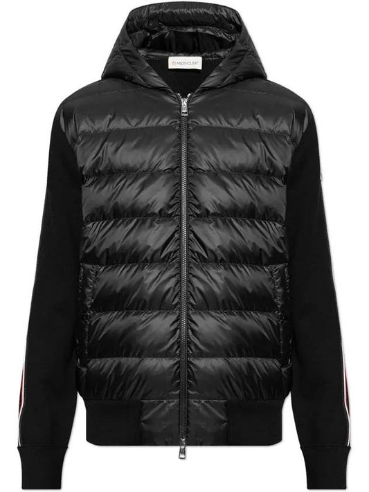 logo patch knit mix padded jacket 9B000 22 M1131 999 - MONCLER - BALAAN 2