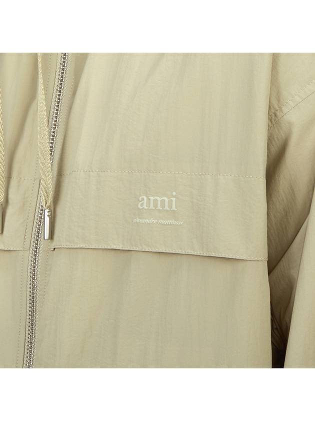 Alexandre Mattiussi Zipper Windbreaker Sage - AMI - BALAAN 8