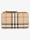 Check Strap Card Wallet Archive Beige - BURBERRY - BALAAN 3