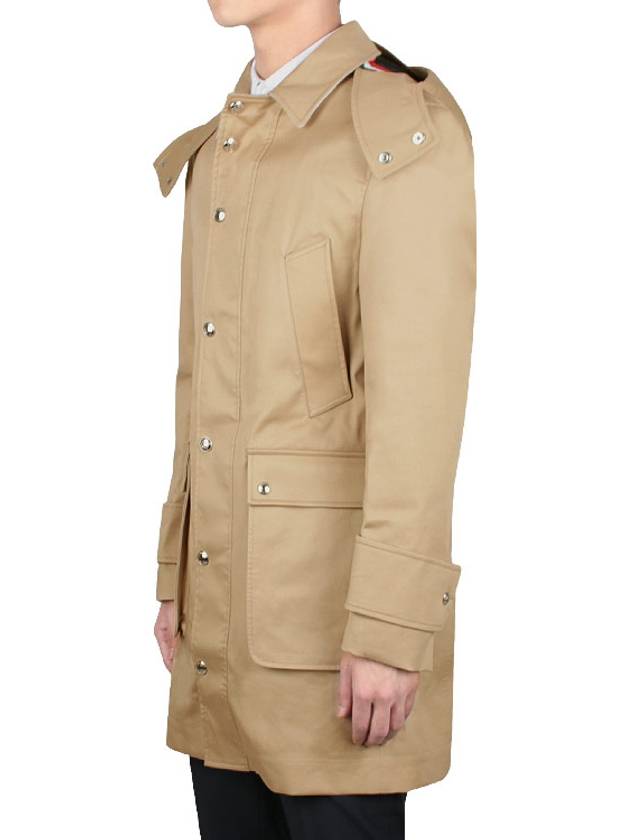 Mackintosh Snap Front Rain Parka Beige - THOM BROWNE - BALAAN 5