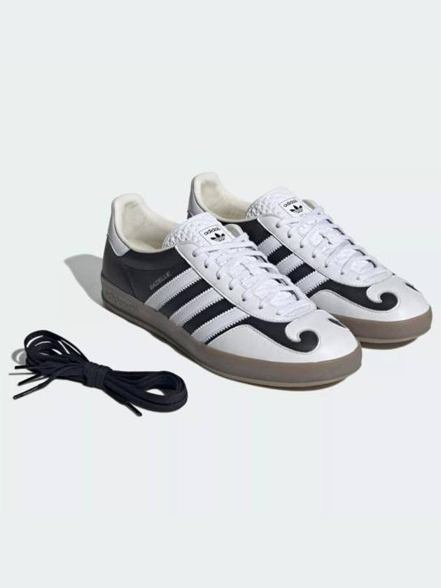 Gazelle Indoor Low Top Sneakers White Black - ADIDAS - BALAAN 7