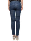 Gold button skinny biker jeans 5745 - BALMAIN - BALAAN 5