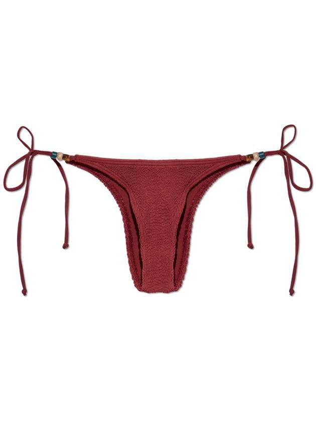 Bond-Eye Swimsuit Bottom Beaded Tie, Women's, Burgundy - BOND-EYE - BALAAN 1