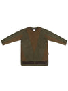 V Line Incision Round Shirts Khaki Brown - KAEISS - BALAAN 6