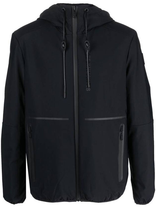 Greyton Hooded Jacket Black - MOOSE KNUCKLES - BALAAN 1