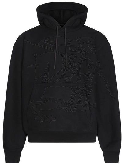 EKD Embroidered Hoodie Black - BURBERRY - BALAAN 2