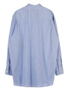 Oxford Long Sleeve Shirt Blue - MAISON MARGIELA - BALAAN 3