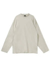 Oversized Crew Neck Long Sleeve T-Shirt White - BALENCIAGA - BALAAN 2