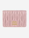 Materasse Flap Card Wallet Pink - MIU MIU - BALAAN 1