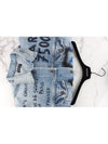 Graffiti logo denim jacket 50 100 105 - BALENCIAGA - BALAAN 2