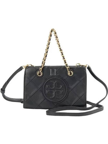 24 Mini Fleming Soft Chain Tote 152334 001 - TORY BURCH - BALAAN 1