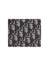 Compact Wallet Beige & Black  Oblique Jacquard - DIOR - BALAAN 2