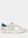 Superstar Suede Low Sneakers Blue White - GOLDEN GOOSE - BALAAN 2