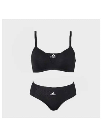 adidas UNDERWEAR No Wire Volume Support Bra Panties BK - ADIDAS - BALAAN 1